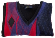 Gabicci Mens Wool Blend V-Neck