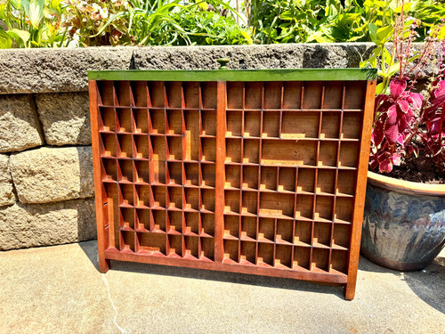 Antique wooden printer - wooden, printer’s