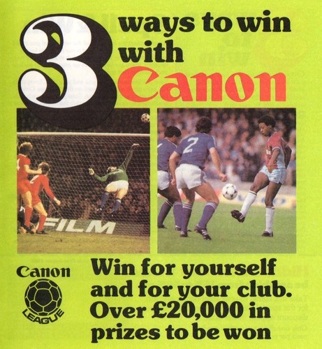 1985 canon football league - football, /