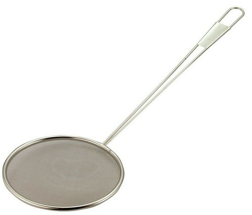 Round fat skimmer - round, stainless
