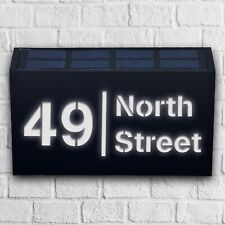 Solar Light House Signs Door