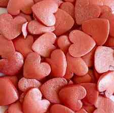A Pinch Of - Jumbo Red Hearts 25g Edible Cake Toppers Decorations/Sprinkles 1857