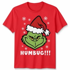 Grinch Christmas T-Shirt Funny Ugly Unisex Funny Holiday Tee #MC22