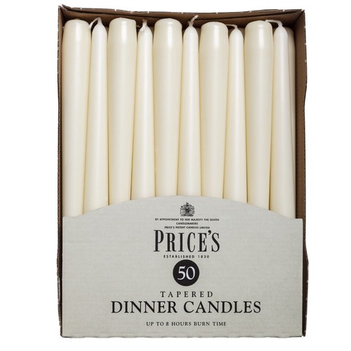 Price candles ivory - price's, tapered