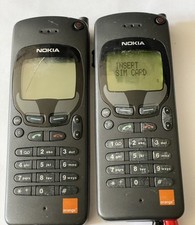 2x Vintage Nokia 2146 GSM Brick Phone - (ORANGE 5.1 NHK-4RY)