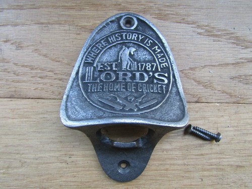 Lords cricket cast iron - cast, rustic