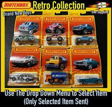 Matchbox The Retro Die-Cast Cars Toy Vehicle Collection Brand New (Select Item)