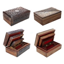 Wooden Jewellery Box Antique