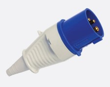 WALTHER 210306 Splashproof 16A cable plug, straight