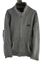 WEIRD FISH White Macaroni Jumper size L Mens Full Zip Cotton Casual Outdoors