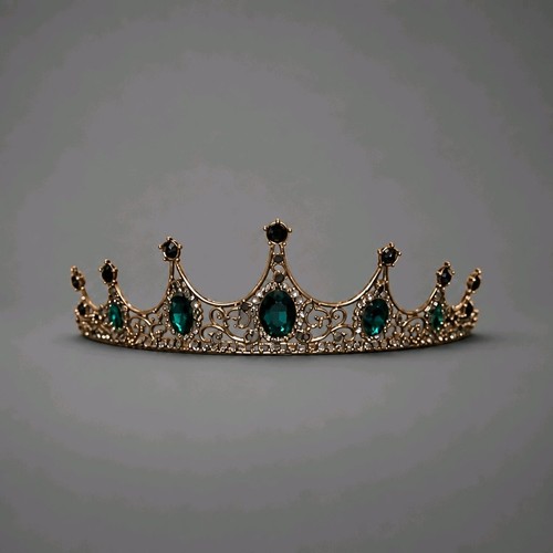 Vintage style emerald - emerald, green