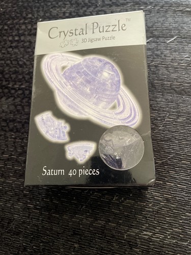 Crystal puzzle saturn - 3d,