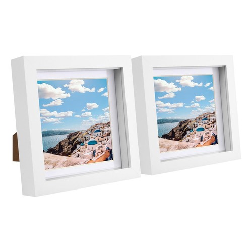 White 3d box photo - 6",