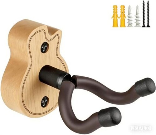Guitar wall mount beech - guitar,