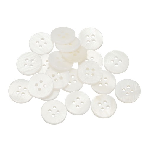 21pcs natural shell button - 21pcs,