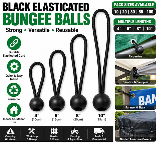 Elasticated stretchy bungee - elasticated,