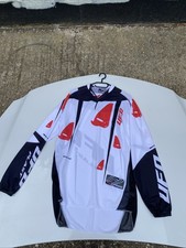 UFO Motocross Long Sleeved Race Shirt Jersey, Black And White