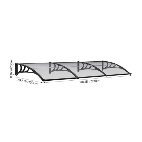 Front back porch door canopy - front/,