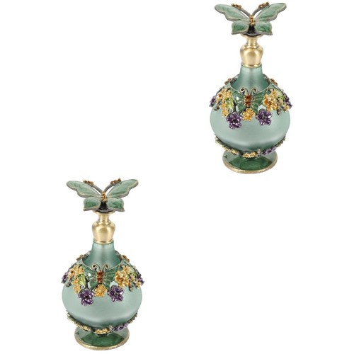 2pcs portable green perfume - green,