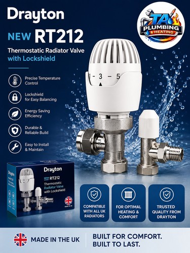 Drayton rt212 trv - drayton, lockshield
