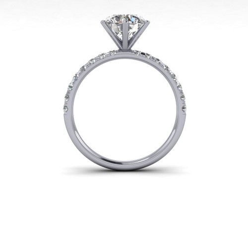 Diamond engagement ring size - size, m