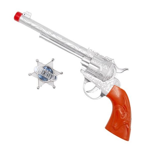 Cowboy gun sheriff badge - cowboy, &