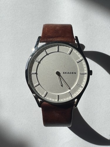 Skagen men holst white dial - holst,