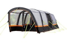 OLPRO 4 Person Inflatable Tent - Blakedown Breeze Air Beam Family Camping Grey
