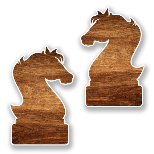 10cm wooden knight vinyl - x,