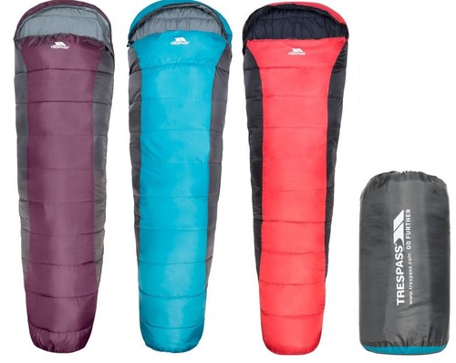 Trespass camping sleeping bag - trespass,