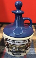 Vintage Lambs 100 Navy Rum Flagon HMS Warrior- Mancave, Prop , Display
