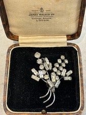 Vintage Rhinestone Flower