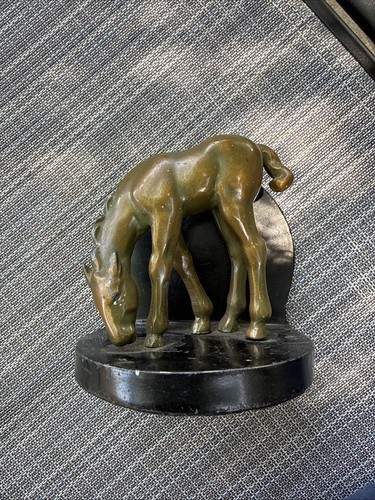 Art deco brass plated - plated, spelter