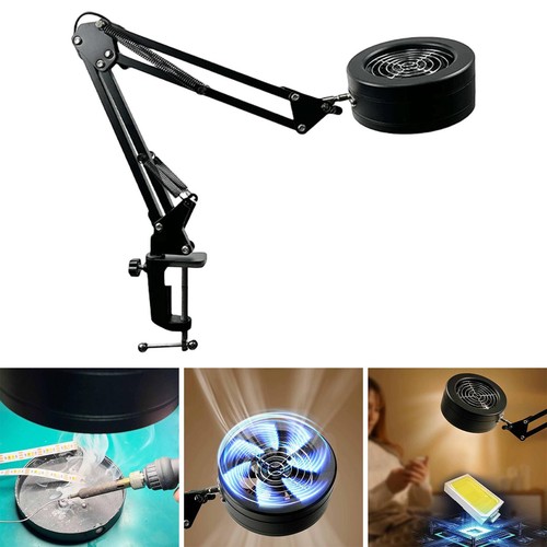 Solder fume extractor fan lamp - fume,