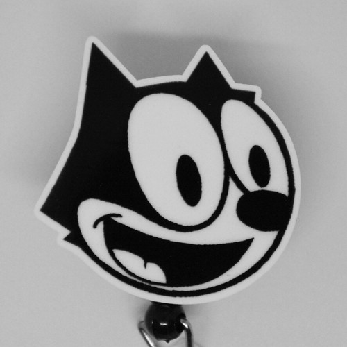 Felix the cat badge - badge, reel