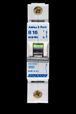 ASHLEY & ROCK 16 AMP CURVE B 6kA MCB CIRCUIT BREAKER MCB16G SUPASAFE