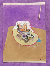Francis Bacon Drawing on paper