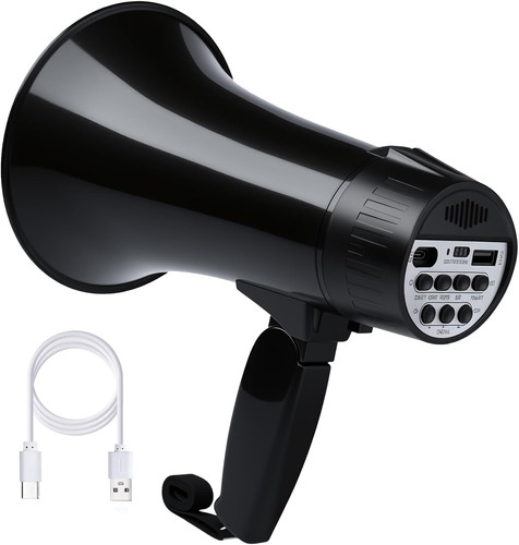 Watt rechargeable megaphone - rechargeable,