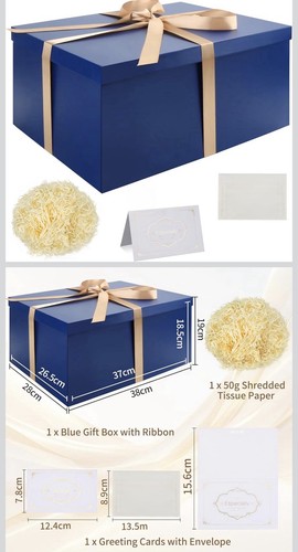 Gift box set blue - set,,