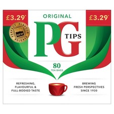 PG Tips 80 Original Tea Bags
