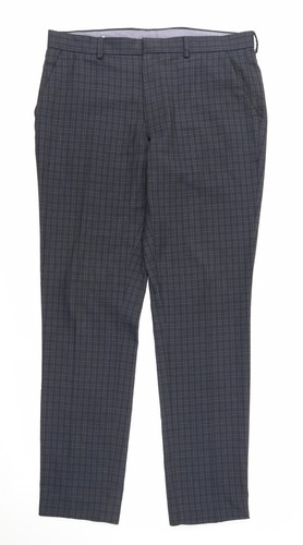 Preworn mens blue plaid - blue,