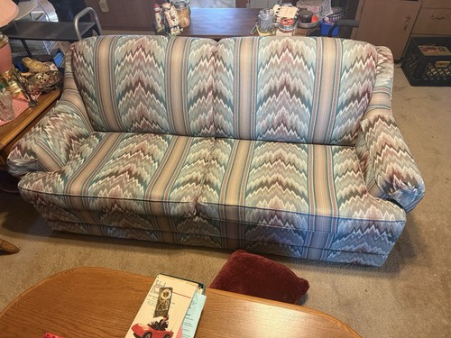 Geometric fabric upholstered - geometric,