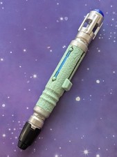 9th 10th Doctor Who Blue Sonic Screwdriver Extending Light & Sound FX Version