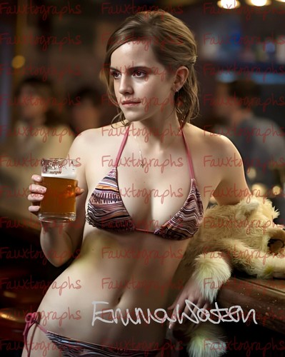 Emma watson signed 8x10 - emma,
