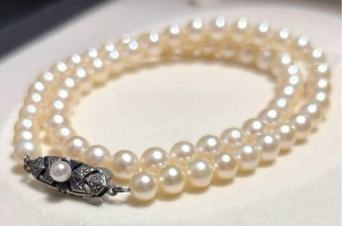 Mikimoto akoya pearl - pearl, necklace