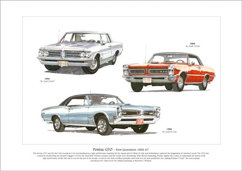 Pontiac gto first - gto, generation