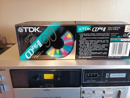 Tdk cding2 audio cassettes - 10,