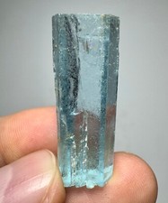 37 Carats Double Terminated Top Sky Blue Aquamarine Transparent Crystal @AFG