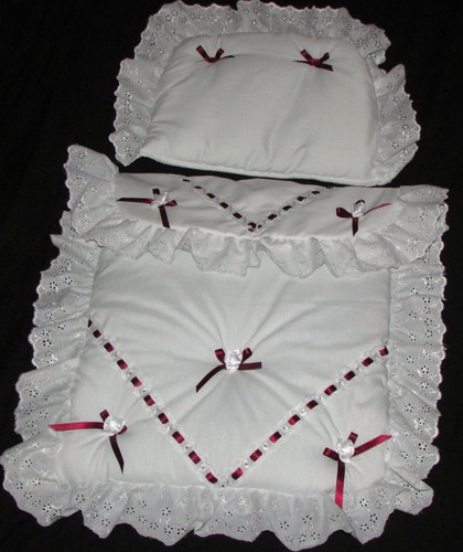 Coach built pram bedding - coach, set