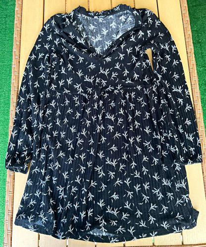 Zara black white floral - zara, &